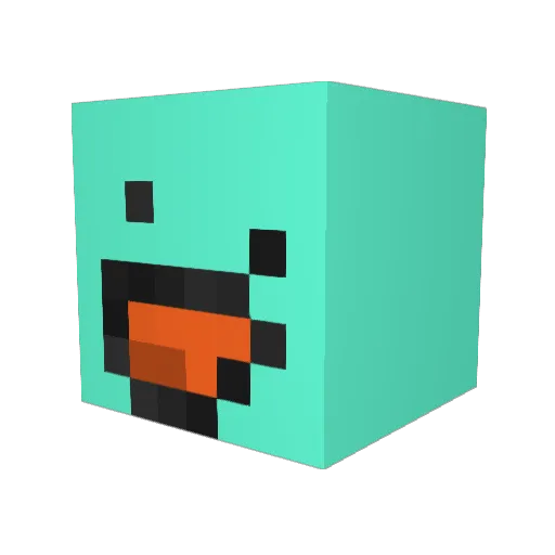 SonicandTails73 Minecraft avatar head, 3D render