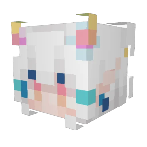 Sonico099 Minecraft avatar head, 3D render