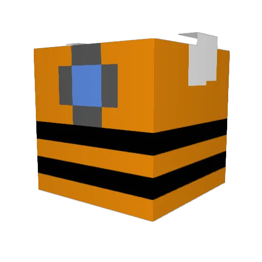 Sonirew Minecraft avatar head, 3D render