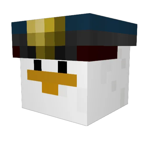 Sonizoni Minecraft avatar head, 3D render