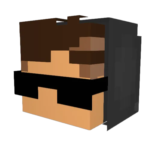 Sonopelo_ofc Minecraft avatar head, 3D render