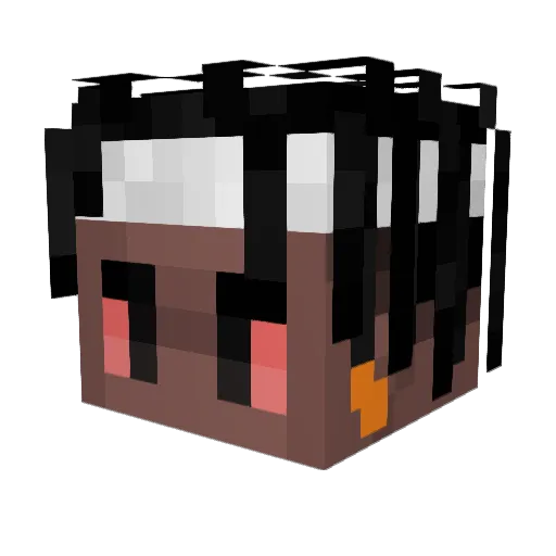 Sonrise01 Minecraft avatar head, 3D render