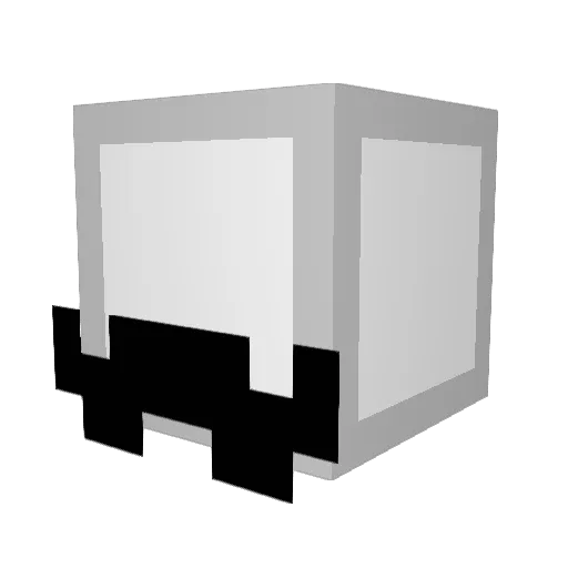 Sonsfather Minecraft avatar head, 3D render