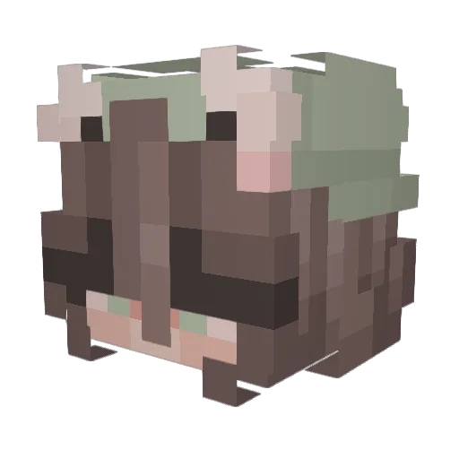 Sonsson Minecraft avatar head, 3D render