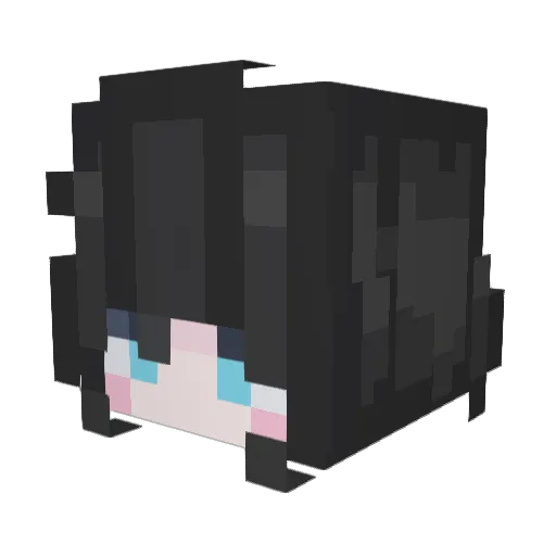 Sontlad Minecraft avatar head, 3D render