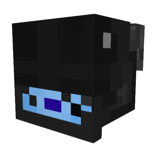 SonyZ190 Minecraft avatar head, 3D render