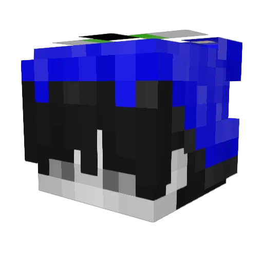 Sonyk_ Minecraft avatar head, 3D render