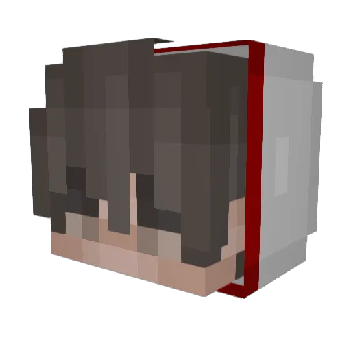 Sonzys Minecraft avatar head, 3D render