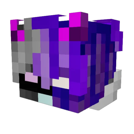 SooKimu Minecraft avatar head, 3D render