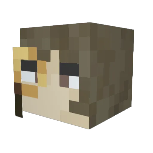 SooMythic Minecraft avatar head, 3D render