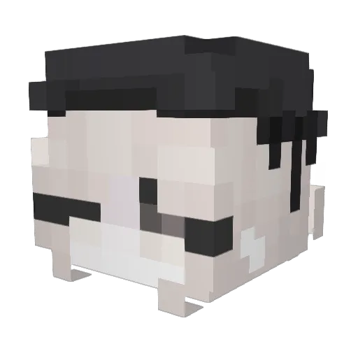 SooSoo3026 Minecraft avatar head, 3D render