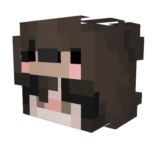 Soo_Dal Minecraft avatar head, 3D render