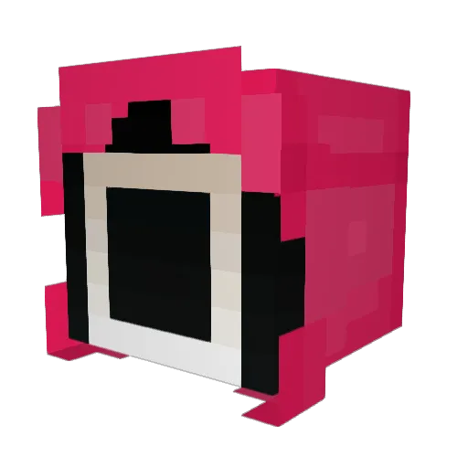Soo_young22 Minecraft avatar head, 3D render