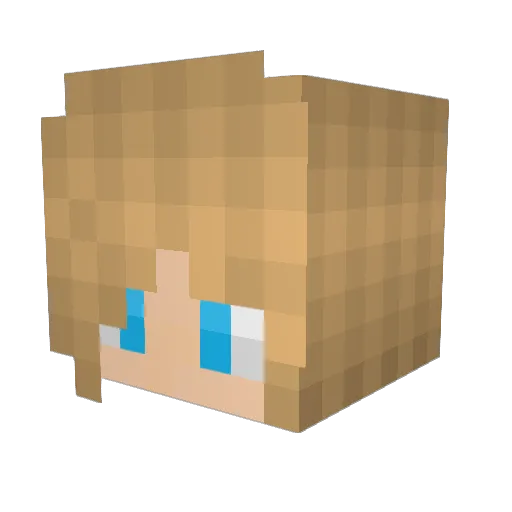 Soof_thePoof Minecraft avatar head, 3D render