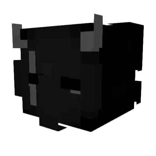 Sookiemonster09 Minecraft avatar head, 3D render