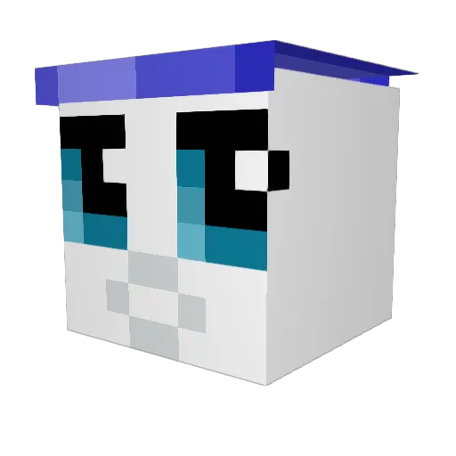 SoolJ Minecraft avatar head, 3D render
