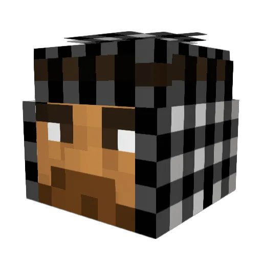 Soomy00 Minecraft avatar head, 3D render