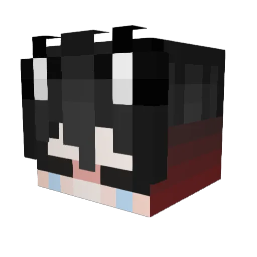 SoonUwu Minecraft avatar head, 3D render