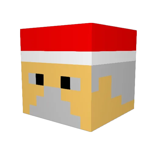 Soonho772 Minecraft avatar head, 3D render