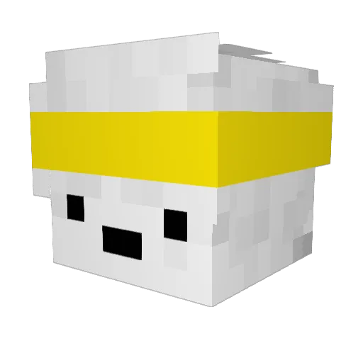 Soorean Minecraft avatar head, 3D render