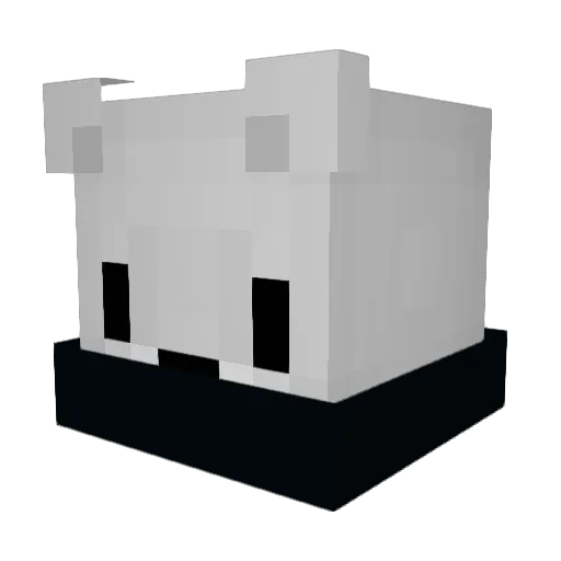 Sooshannsees Minecraft avatar head, 3D render