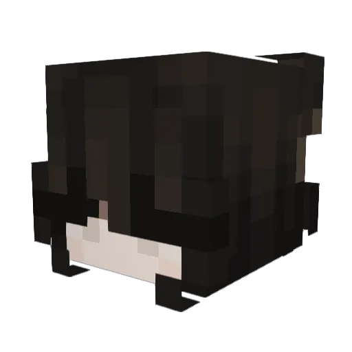 Soosky Minecraft avatar head, 3D render