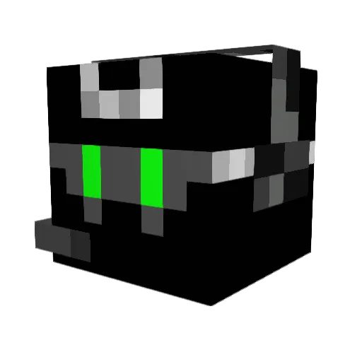 Soosleak Minecraft avatar head, 3D render