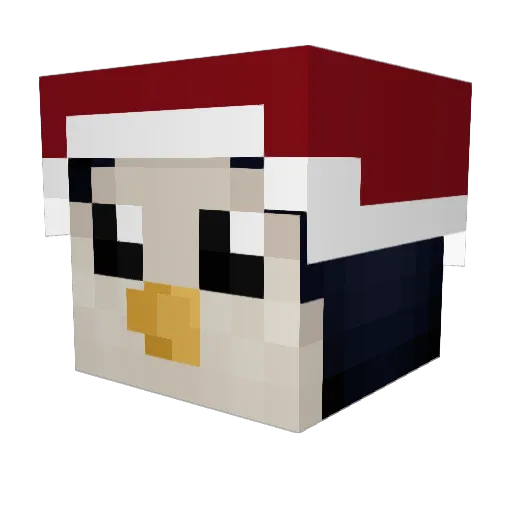 Soouhn Minecraft avatar head, 3D render
