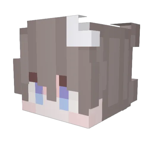 SoowyL Minecraft avatar head, 3D render