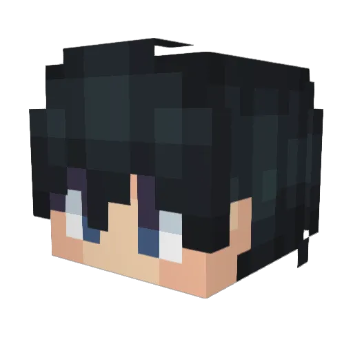 Sooyeon1305 Minecraft avatar head, 3D render