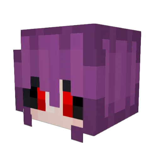 SopCat11 Minecraft avatar head, 3D render