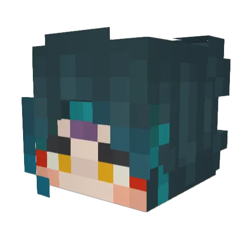 SopaDeMamaco Minecraft avatar head, 3D render