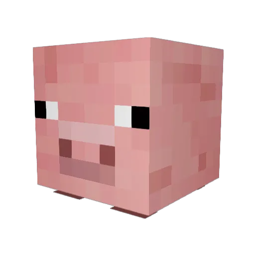 Sopellll Minecraft avatar head, 3D render