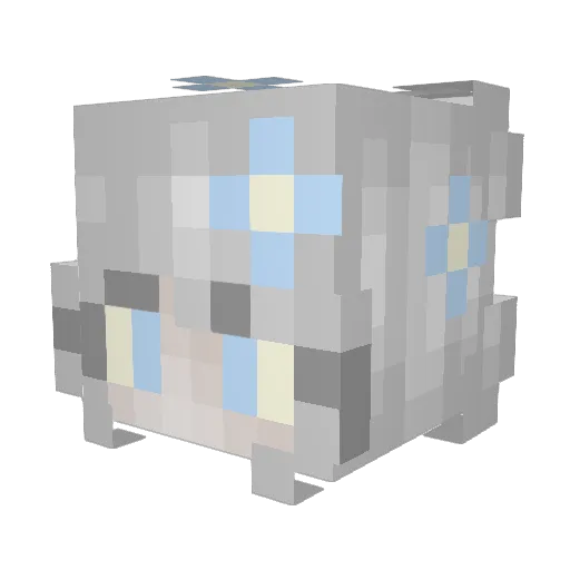Soph1e11207 Minecraft avatar head, 3D render