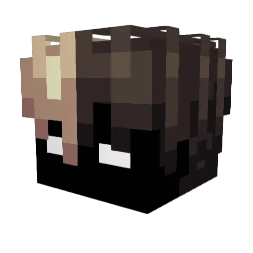SophAndStuff Minecraft avatar head, 3D render
