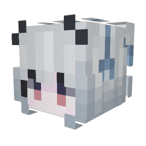 SophSophRR Minecraft avatar head, 3D render