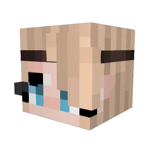 SophiStarlight Minecraft avatar head, 3D render