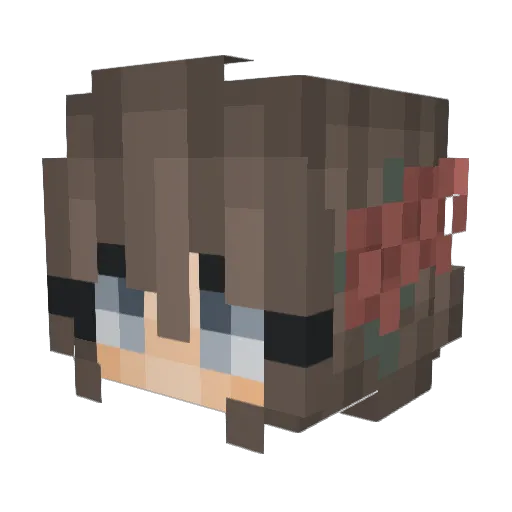 Sophia2324 Minecraft avatar head, 3D render