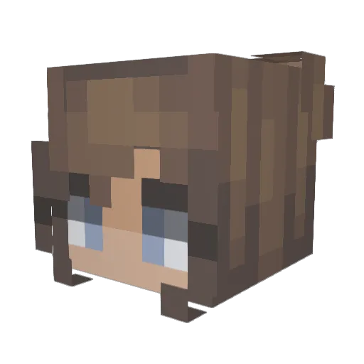 SophiaB03 Minecraft avatar head, 3D render