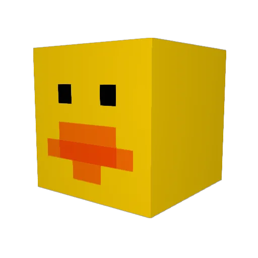 Sophia_2019 Minecraft avatar head, 3D render