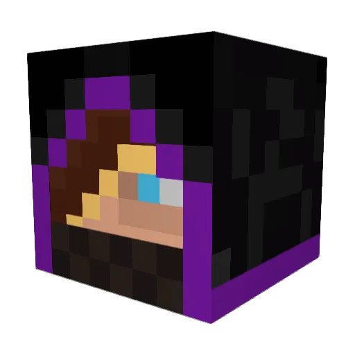 Sophia_Strider10 Minecraft avatar head, 3D render