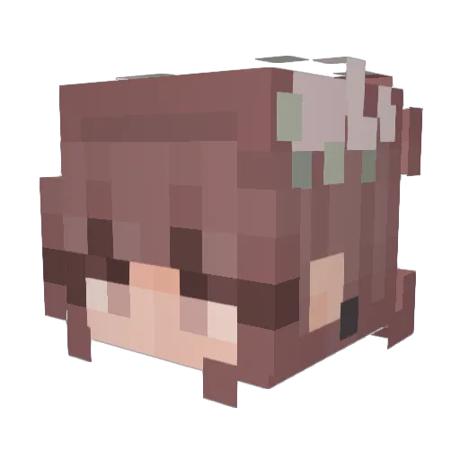 Sophie13062013 Minecraft avatar head, 3D render