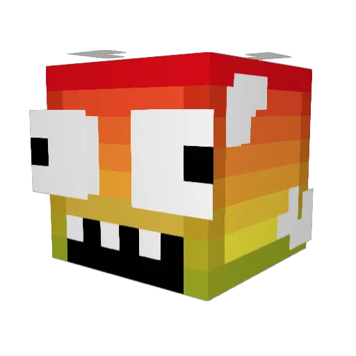 Sophie4243 Minecraft avatar head, 3D render