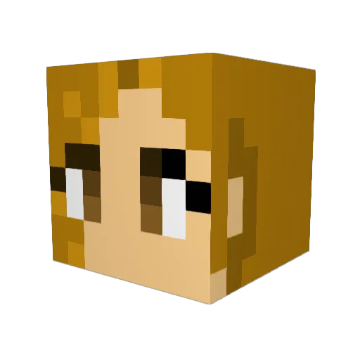 SophieArdon Minecraft avatar head, 3D render