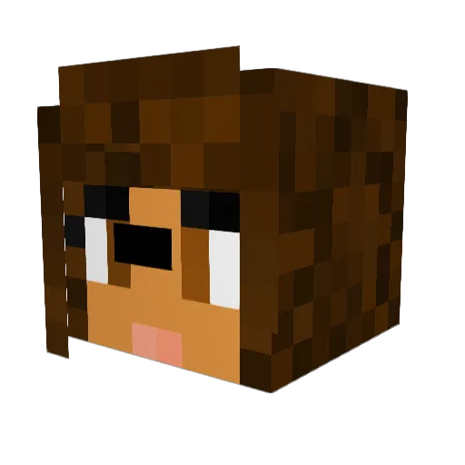 Sophie_Lavis Minecraft avatar head, 3D render