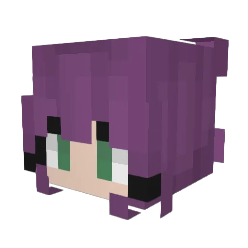 Sophie_S256 Minecraft avatar head, 3D render