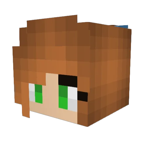 Sophied03 Minecraft avatar head, 3D render