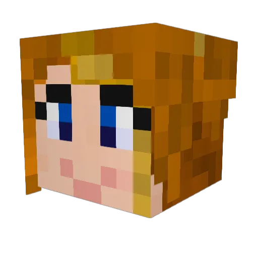 Sophs89 Minecraft avatar head, 3D render
