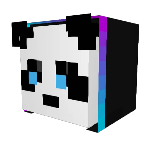 SopiCRC11 Minecraft avatar head, 3D render