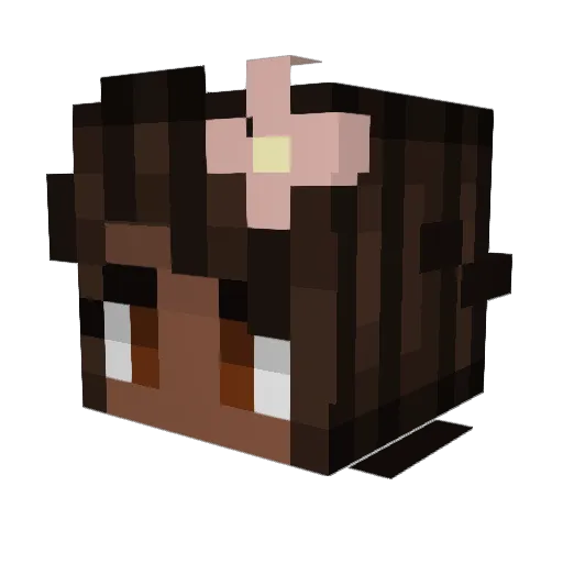 Sopse05 Minecraft avatar head, 3D render